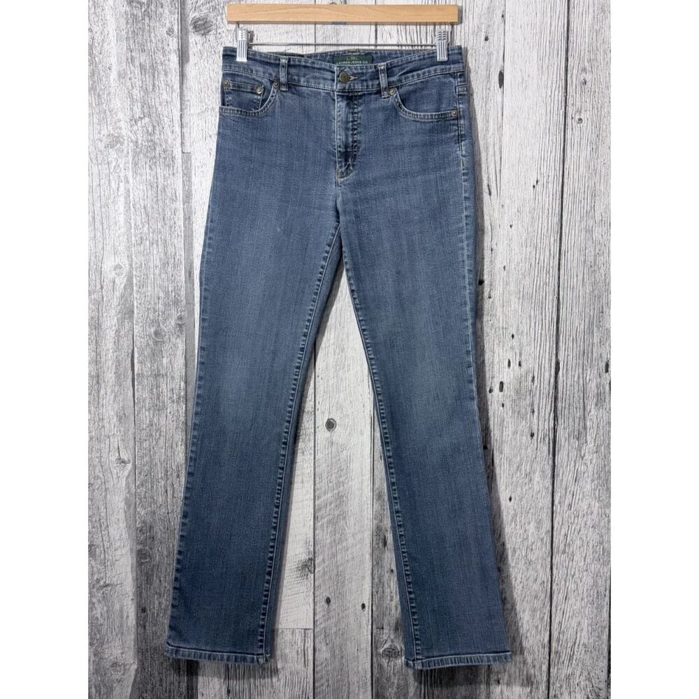 LRL Lauren Jeans Co. Heritage Jeans Straight Stretch Womens Sz 6 (Fit 30x31)